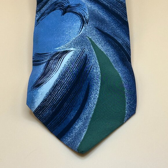 Emporio Armani Abstract Silk Tie - Made in Italy - Picture 1 of 3